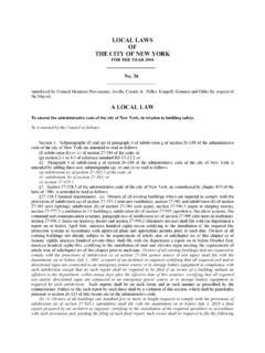 the law of the city